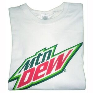 Mountain Dew Unisex Graphic Tee T Shirt  XXL